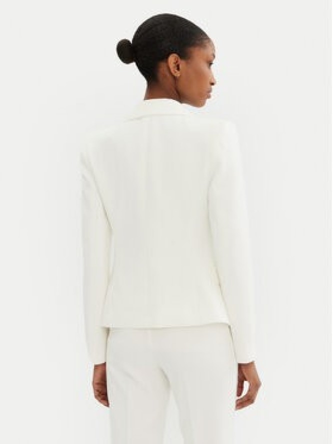 Rinascimento Marynarka CFC0122865003 Biały Regular Fit