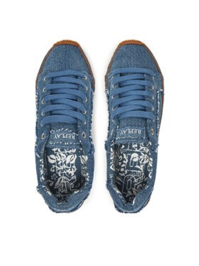 REPLAY Espadryle GWF22 .000.C0088T Niebieski