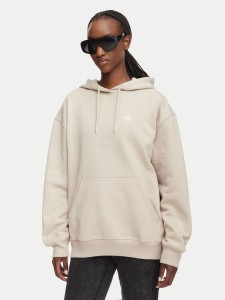 adidas Bluza Essentials Oversized Fleece Hoodie KR3591 Beżowy Oversize