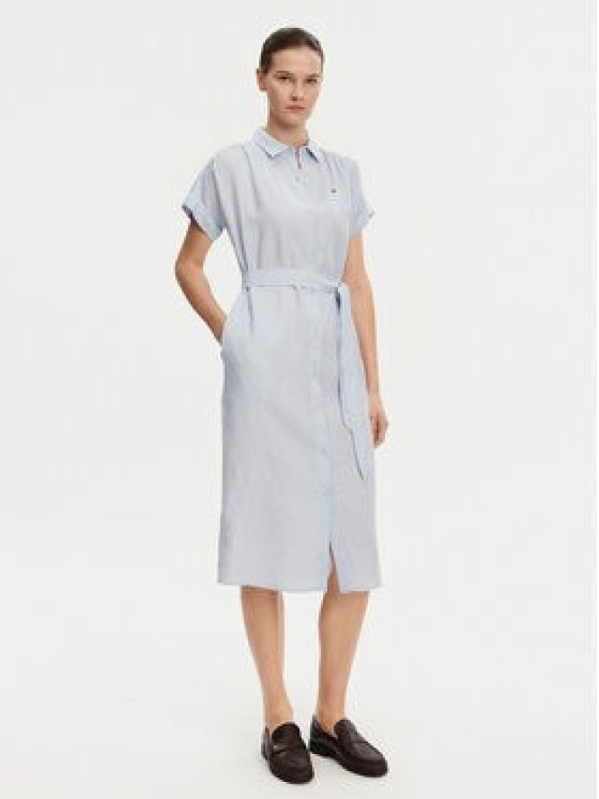 Tommy Hilfiger Sukienka koszulowa Ess WW0WW44653 Błękitny Regular Fit