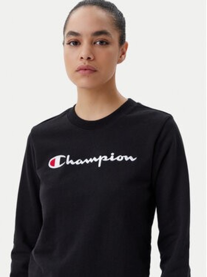 Champion Bluza 117752 Czarny Regular Fit
