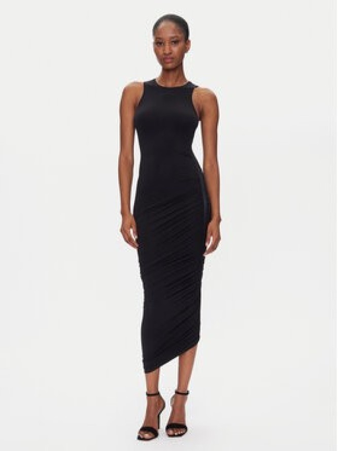Wolford Sukienka koktajlowa Crescent Drape 57183 Czarny Slim Fit