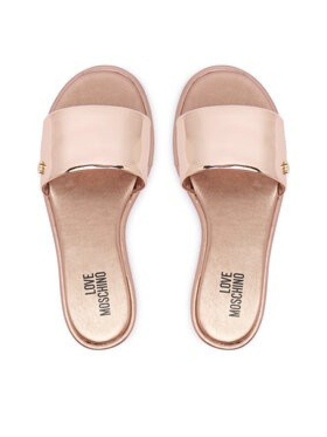 LOVE MOSCHINO Klapki JA28262G0OJE0600 Różowy