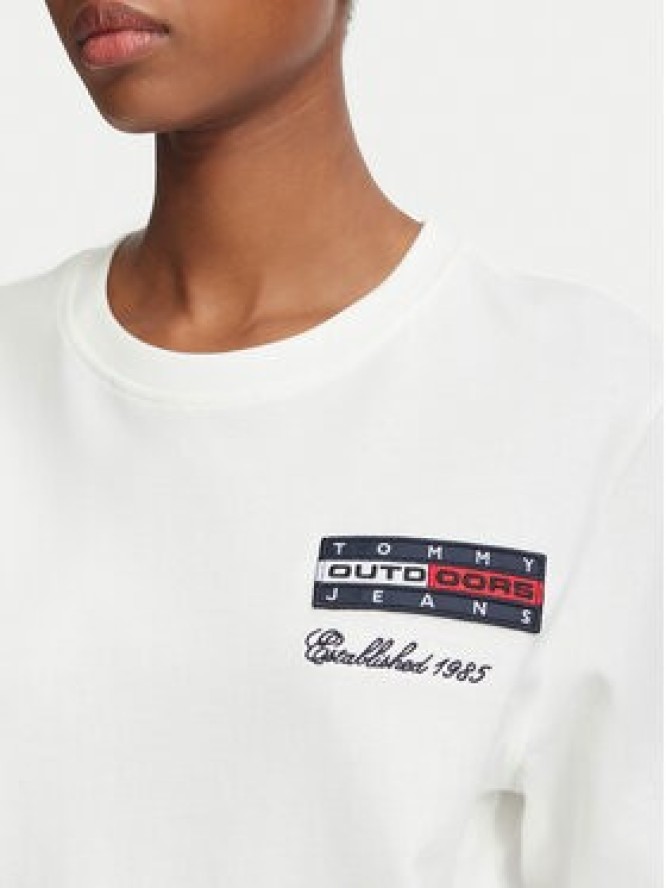 Tommy Jeans Bluzka DW0DW23807 Biały Relaxed Fit