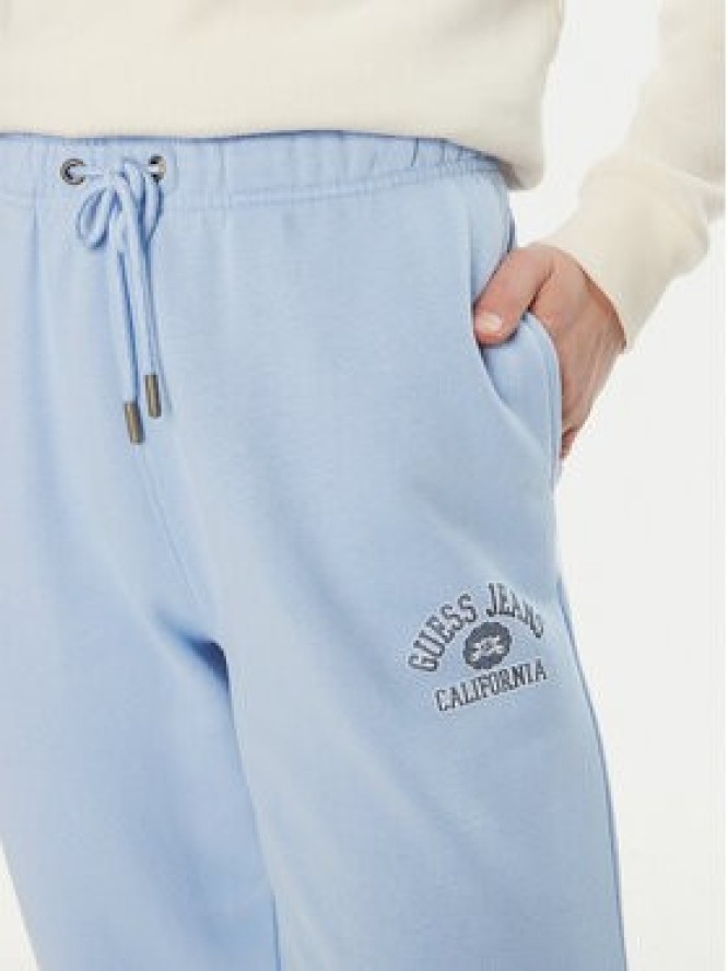 Guess Jeans Spodnie dresowe W5RB63 K68I4 Niebieski Regular Fit