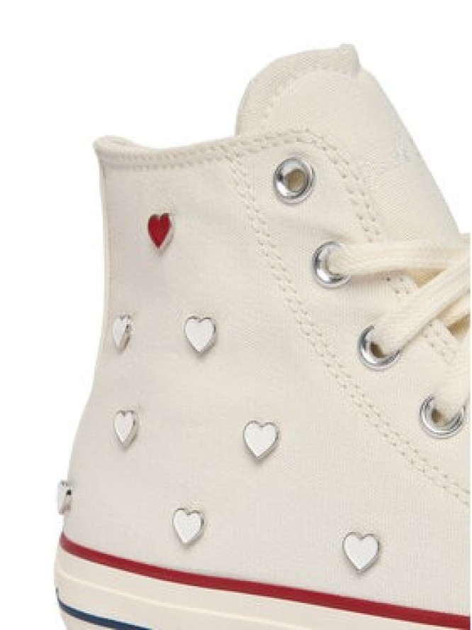 Converse Trampki Chuck Taylor All Star Hearts A19055C Biały