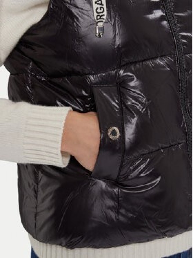 Morgan Bezrękawnik 252-GMODON Czarny Regular Fit