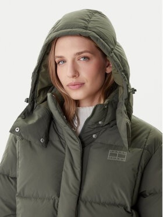Tommy Jeans Kurtka puchowa Alaska DW0DW21623 Zielony Relaxed Fit