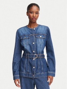 Guess Kurtka jeansowa W6YN04 D1342 Niebieski Regular Fit