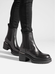 DKNY Botki Patria K3340304 Czarny