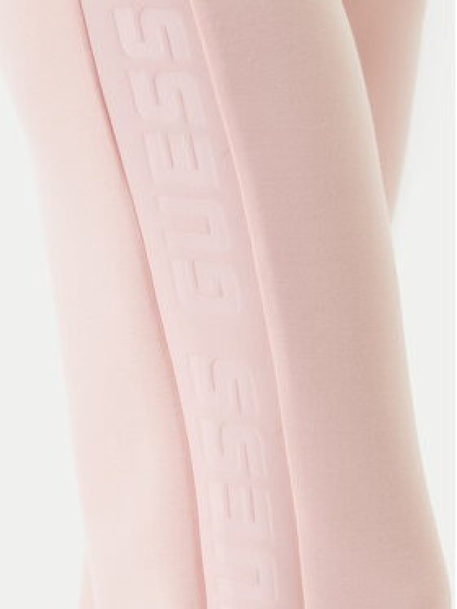 Guess Spodnie dresowe V3RB21 K7UW2 Różowy Regular Fit