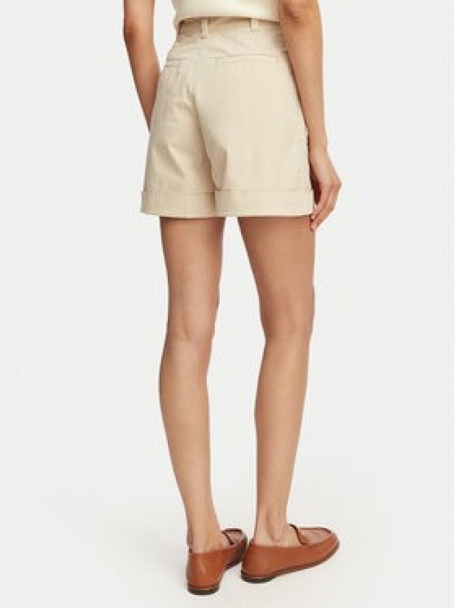 BOSS Szorty materiałowe C Tanessa-D 50556391 Beżowy Regular Fit