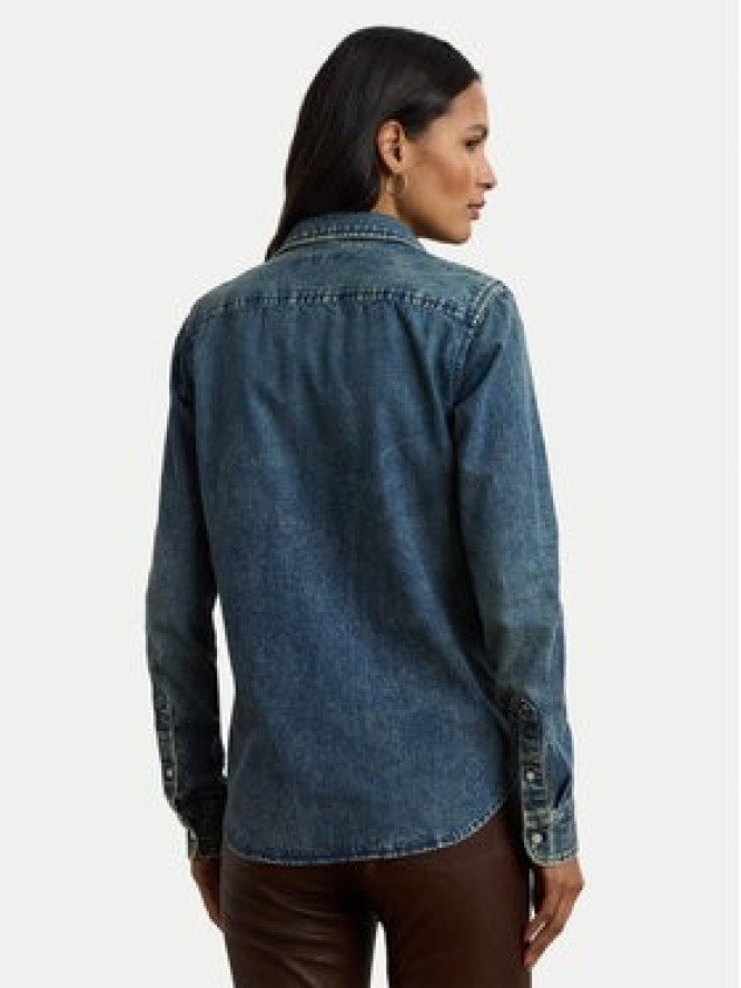 LAUREN RALPH LAUREN Koszula jeansowa 200971084001 Niebieski Classic Fit