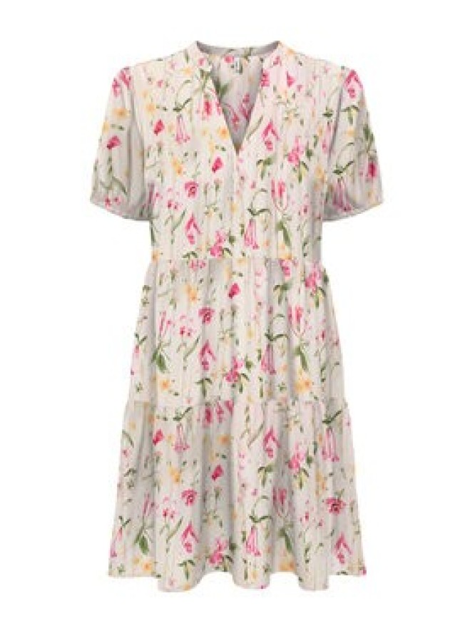 ONLY Sukienka letnia Nova 15222215 Beżowy Regular Fit