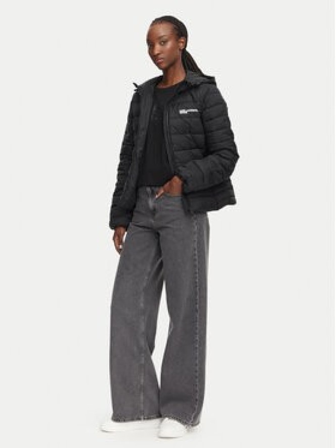 Karl Lagerfeld Jeans Kurtka zimowa B3W15016 Czarny Regular Fit