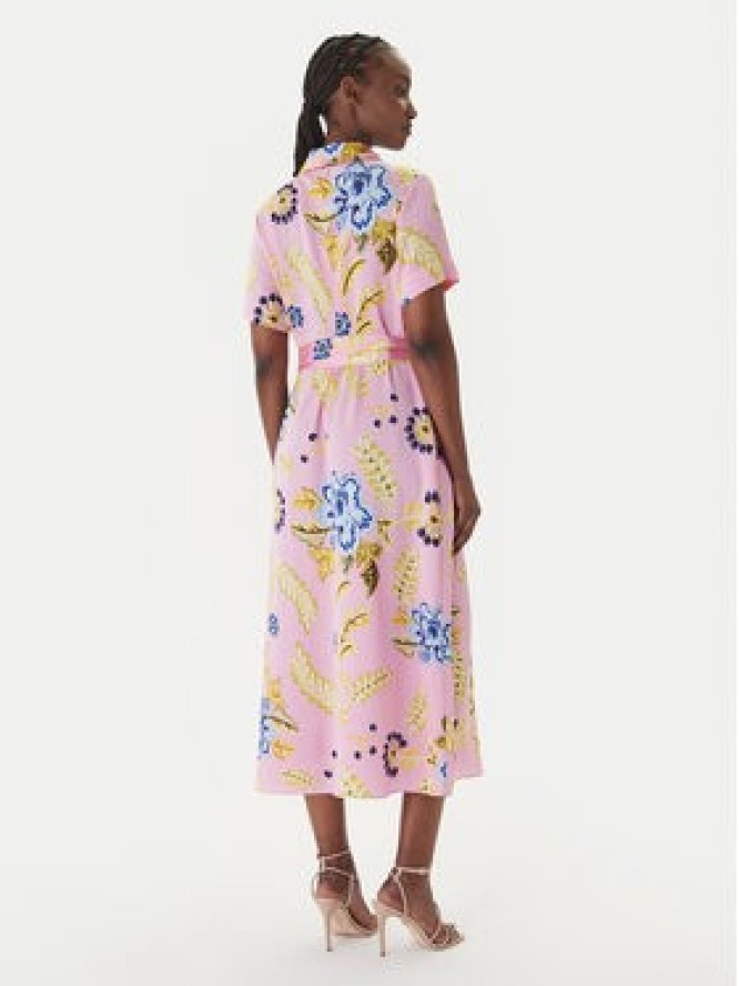 LOLA CASADEMUNT Sukienka koszulowa LS2616088 Różowy Regular Fit