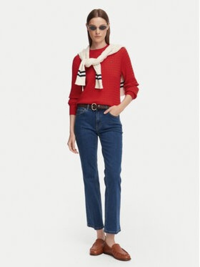 Tommy Hilfiger Sweter WW0WW44993 Czerwony Regular Fit
