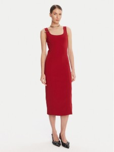 Patrizia Pepe Sukienka koktajlowa 8A1514 A6F5 Czerwony Regular Fit