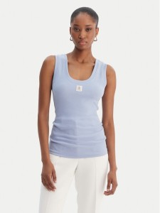 Fracomina Top FP26ST2001J40101 Błękitny Slim Fit