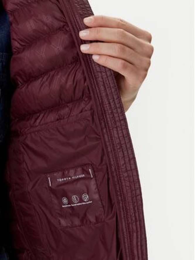 Tommy Hilfiger Bezrękawnik WW0WW47352 Bordowy Slim Fit