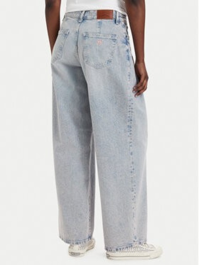Guess Jeans Jeansy W6GA2U D5M57 Niebieski Wide Leg