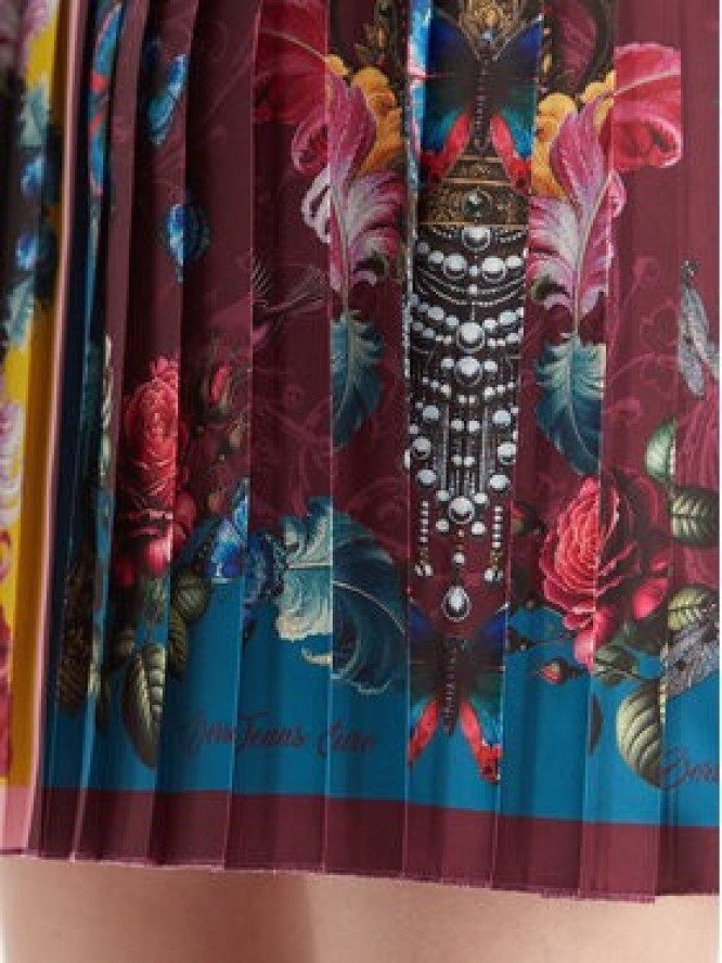 Versace Jeans Couture Spódnica plisowana 79HAE8P0 NS726 Kolorowy Regular Fit