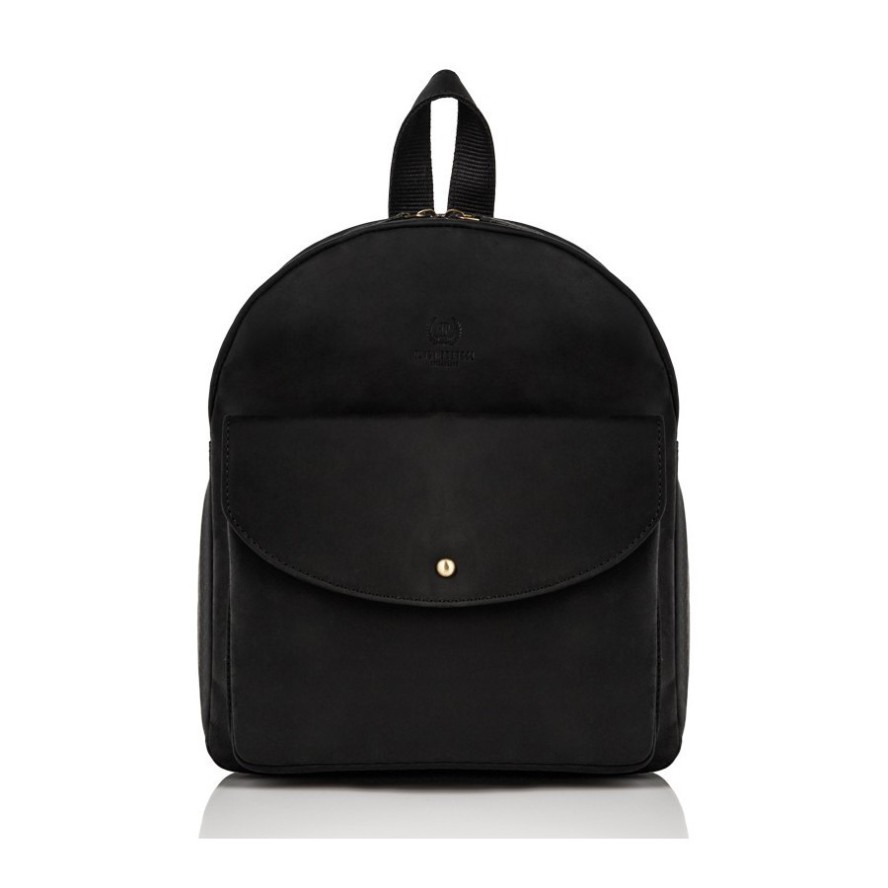 Zestaw plecak i portfel czarny Paolo Peruzzi ZUP-25-BL