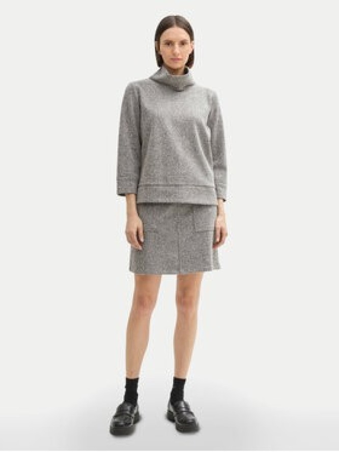 Tom Tailor Spódnica mini 1043892 Szary Regular Fit