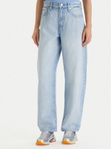 Calvin Klein Jeans Jeansy LV047F684G Niebieski Barrel Fit