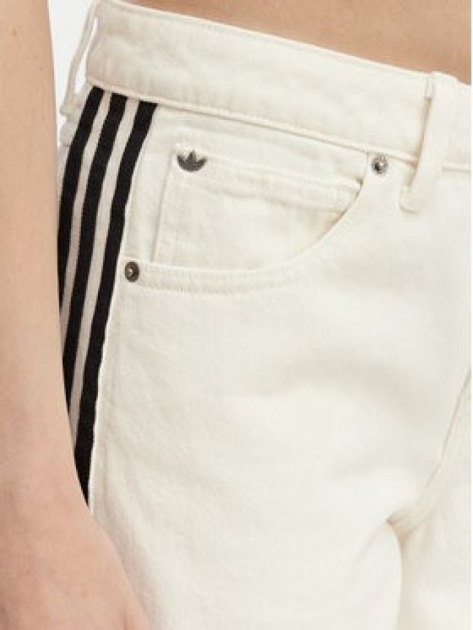 adidas Jeansy Firebird KD2895 Beżowy Loose Fit