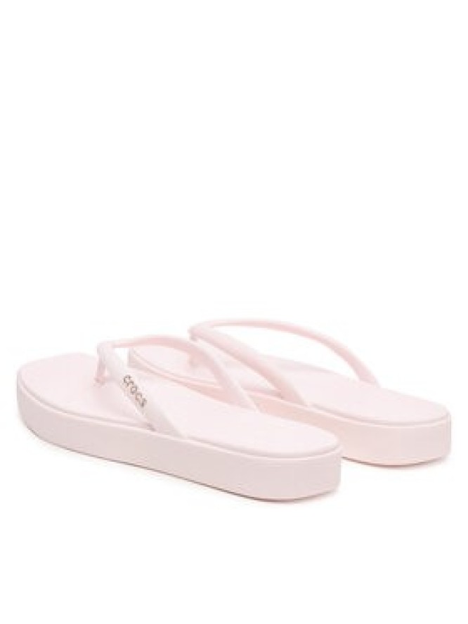 Crocs Japonki Miami Square Flatform Flip 214161 Różowy jasny