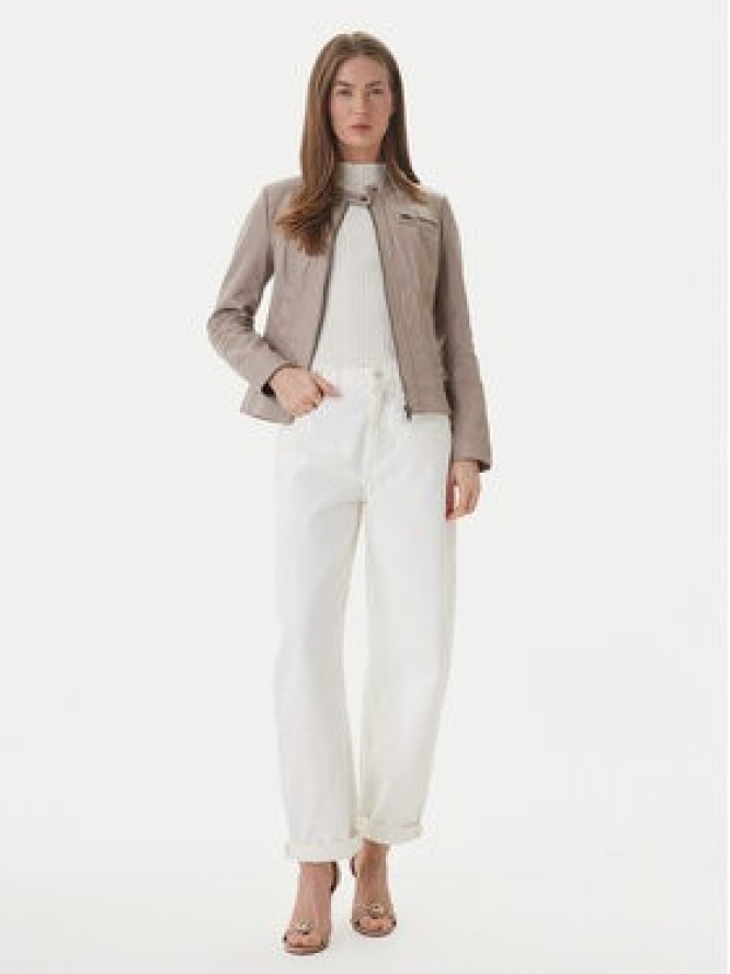 ONLY Kurtka z imitacji skóry Bandit 15081400 Beżowy Regular Fit