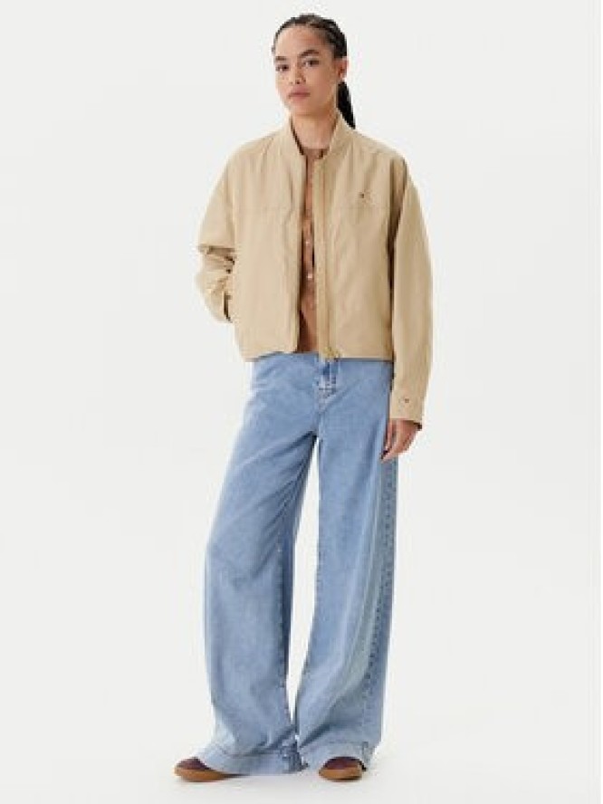 Tommy Hilfiger Kurtka bomber WW0WW45619 Beżowy Relaxed Fit