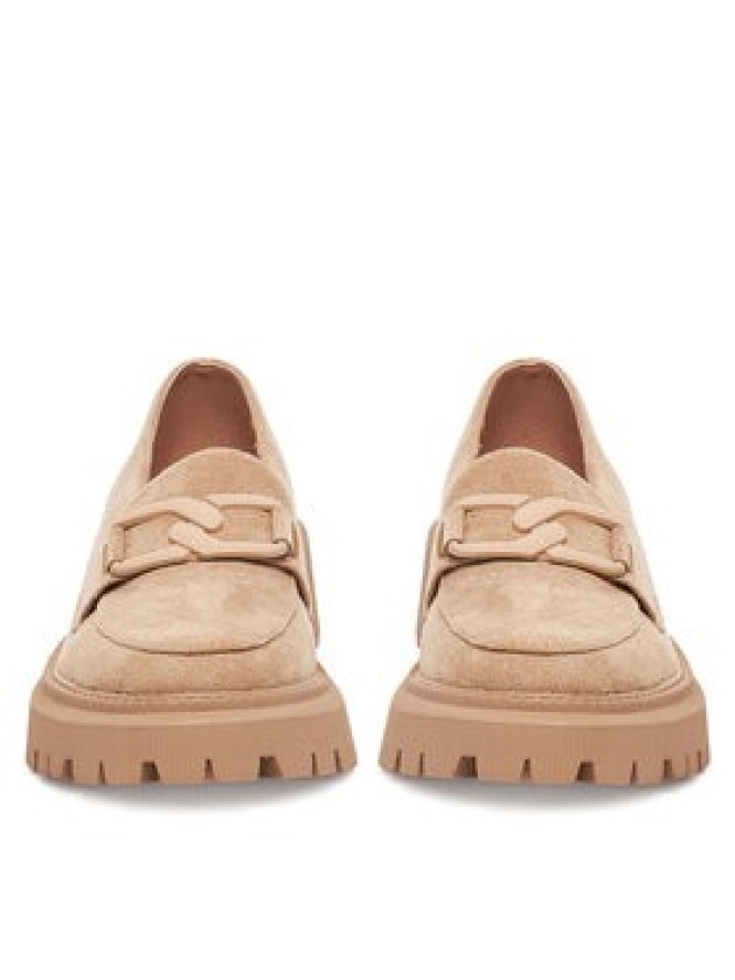 DeeZee Loafersy LE601-5 Beżowy