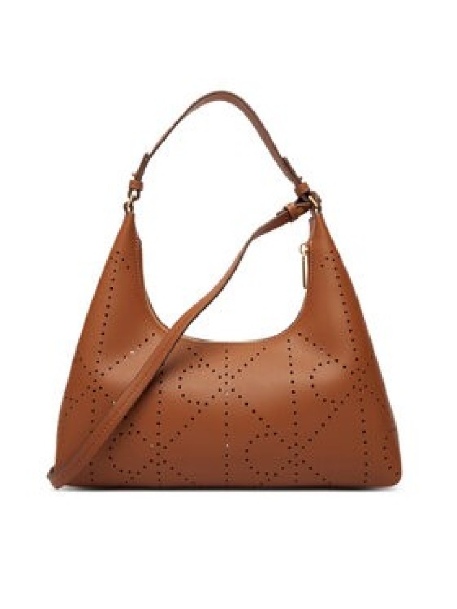 Calvin Klein Torebka Emblem Aop Perfor Lthr Bag LV04F3367G Brązowy