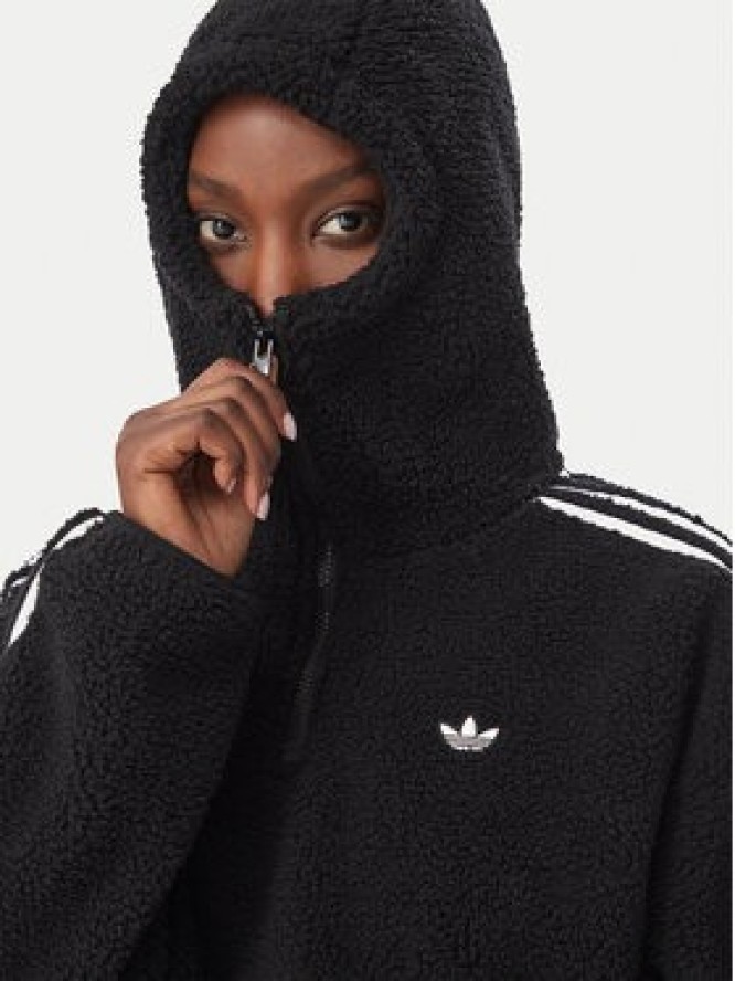 adidas Bluza Adiluna Season 2 X Jennie Fleece Hoodie Jacket LD8926 Czarny Regular Fit