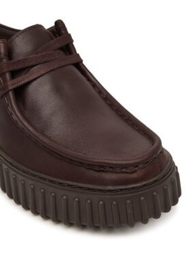Clarks Półbuty Torhill Bee 26327768 Brązowy ciemny