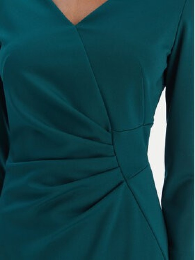 Rinascimento Sukienka koktajlowa CFC0126655003 Zielony Slim Fit