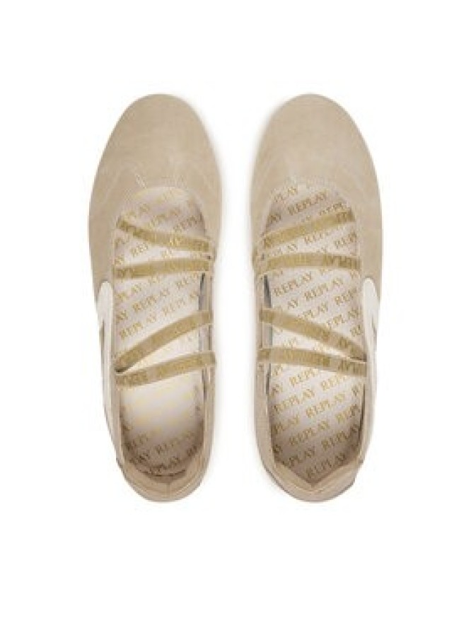 REPLAY Baleriny GWSN2 .000.C0008L Beżowy