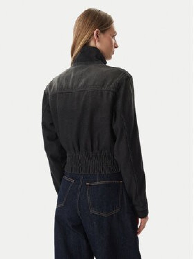 adidas Kurtka jeansowa KD3918 Czarny Regular Fit