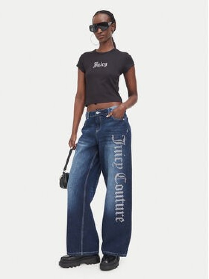 Juicy Couture Jeansy JCDJE225952 Niebieski Wide Leg