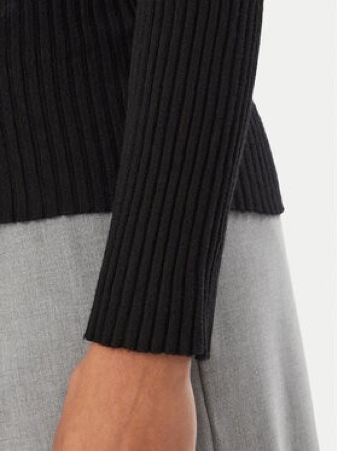 Rinascimento Bluzka CFM0012380003 Czarny Slim Fit