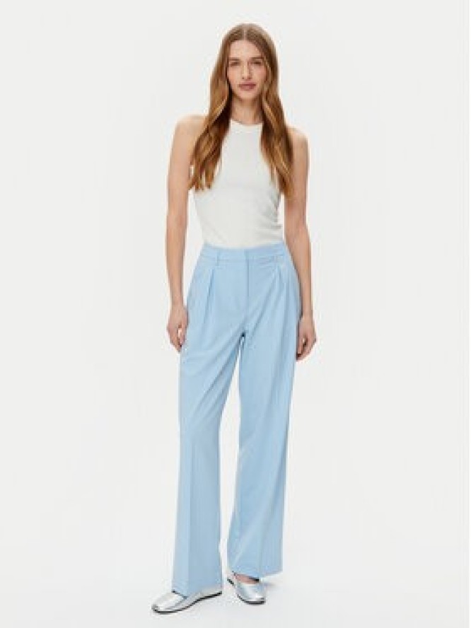 Vero Moda Spodnie materiałowe Liba 10324626 Błękitny Wide Leg