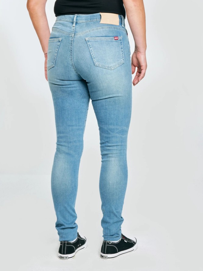 Jeansy damskie skinny niebieskie Adela 172