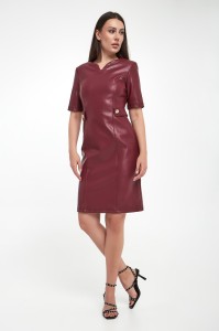 Sukienka z ekoskóry JOSEPH RIBKOFF