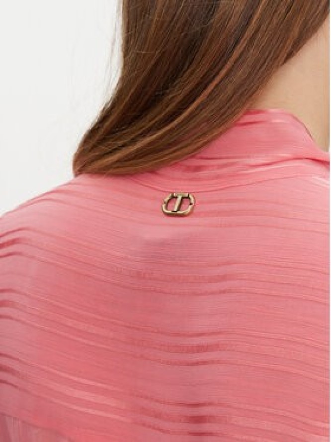 TWINSET Sukienka koszulowa 251TP2260 Pomarańczowy Loose Fit