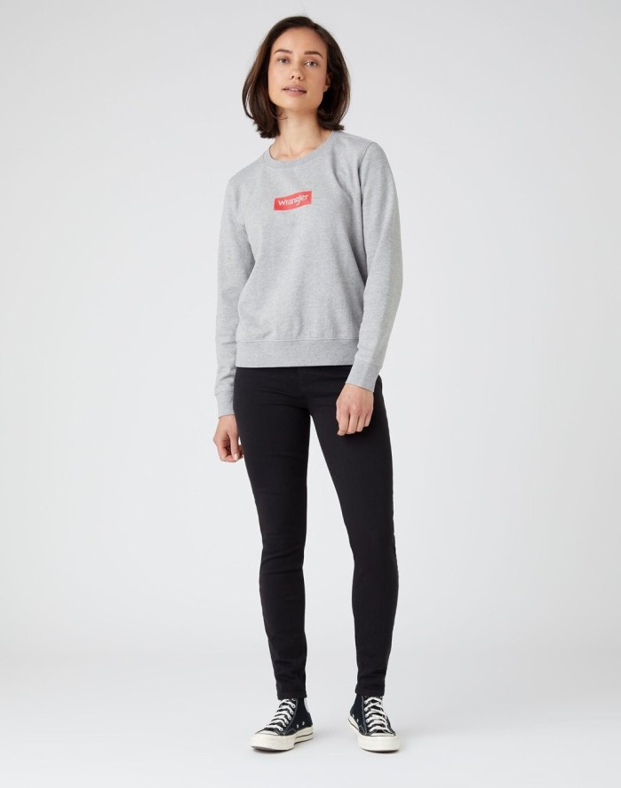 WRANGLER SKINNY DAMSKIE SPODNIE JEANSOWE JEANSY BLACK W20KB840N 112141243