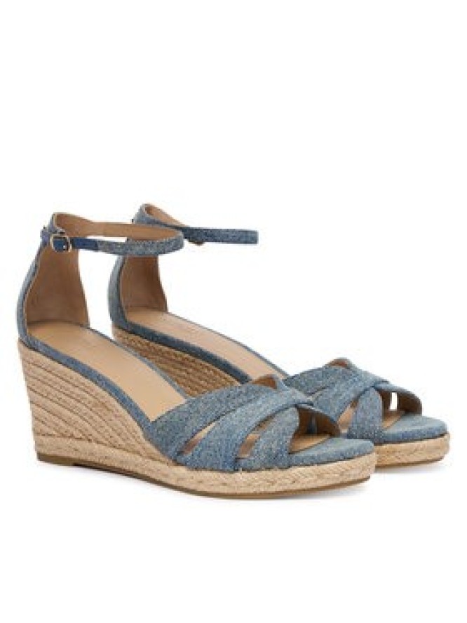LAUREN RALPH LAUREN Espadryle 802P10423001 Niebieski