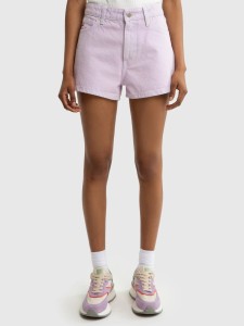 Szorty damskie jeansowe fioletowe Katie 850