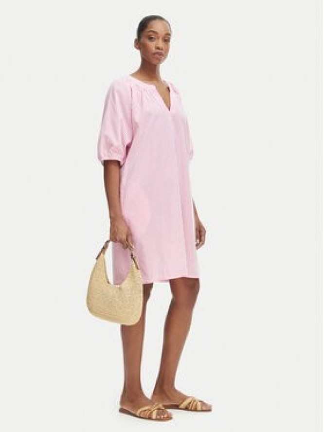 Iconique Sukienka letnia Giorgia IC26-103 Różowy jasny Relaxed Fit